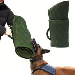 Heavy-Duty Dog Bite Sleeve For Large Breeds - Training Toy For Pitbulls, German Shepherds & K9/IPO - Puppy Tugging & Biting Play (Green)
